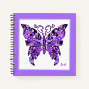 Purple Butterfly 31 Notebook