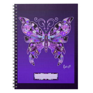Purple Butterfly 31 Notebook
