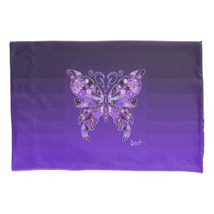 Purple Butterfly 31 Pillowcase