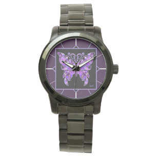 Purple Butterfly 31 Watch