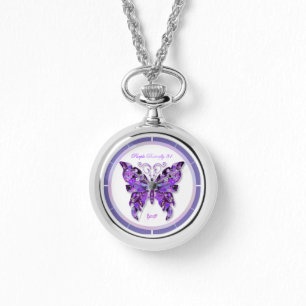Purple Butterfly 31  Watch