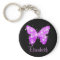 Purple butterfly and stars personalised with name