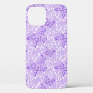 Purple Butterfly iPhone 12 Pro Case
