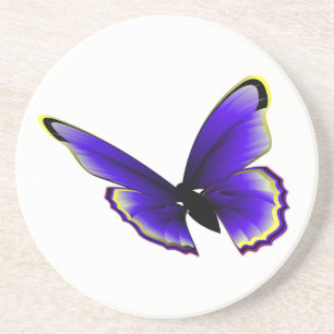 Purple Butterfly Coaster