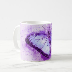 Purple Butterfly Coffee Mug
