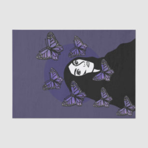 Purple Butterfly Goddess                           Tissue Paper