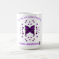 Purple Butterfly Lupus Awareness Purple Ribbon May