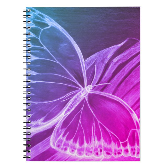 Purple Butterfly Notebook (Front)