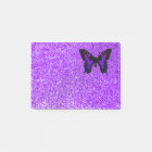 Purple Butterfly on Glitter