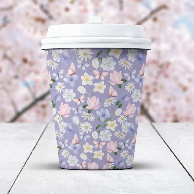 Purple Butterfly Paper Cups (Purple Butterfly Paper Cups
)