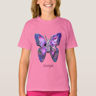 Purple Butterfly sparkle Shirt
