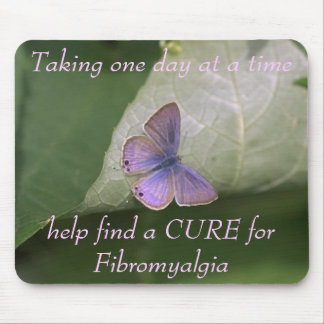 purple butterfly, Taking one day at a time help... Mouse Mat