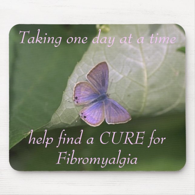 purple butterfly, Taking one day at a time help... Mouse Mat (Front)