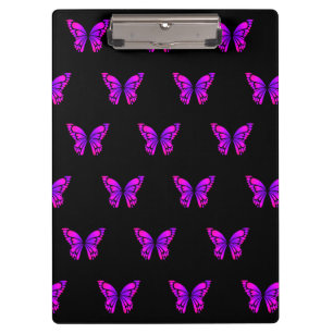Purple Butterflys Clipboard