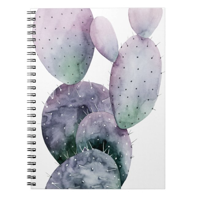 Purple Cactus Notebook (Front)
