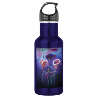 Purple Callas Lilac And Purple Art 532 Ml Water Bottle