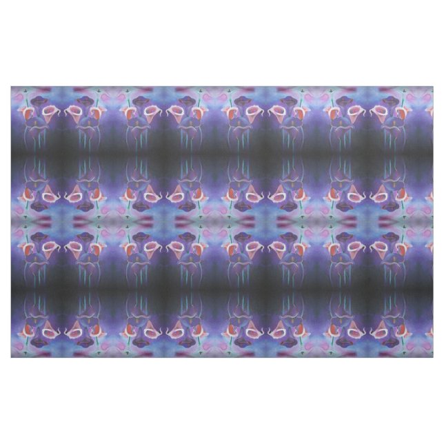 Purple Callas Lilac And Purple Art Fabric (Fat Quarter)
