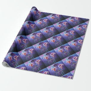 Purple Callas Lilac And Purple Art Wrapping Paper