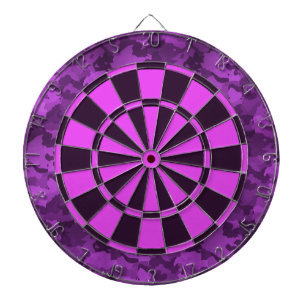 Purple Camo Dartboard