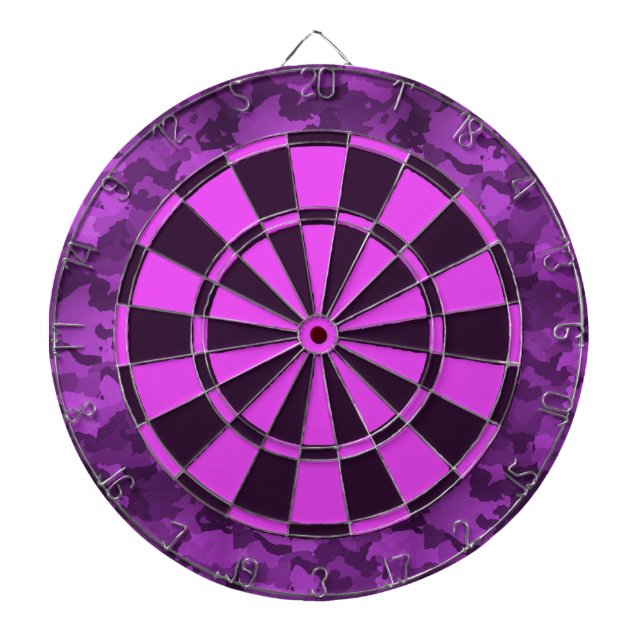 Purple Camo Dartboard (Front)