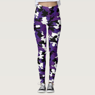 Purple Camo Leggings
