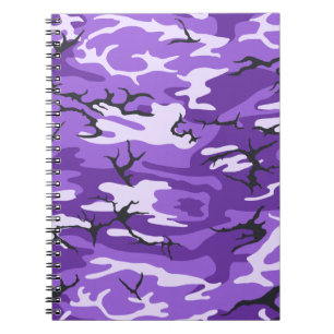Purple Camo Notebook