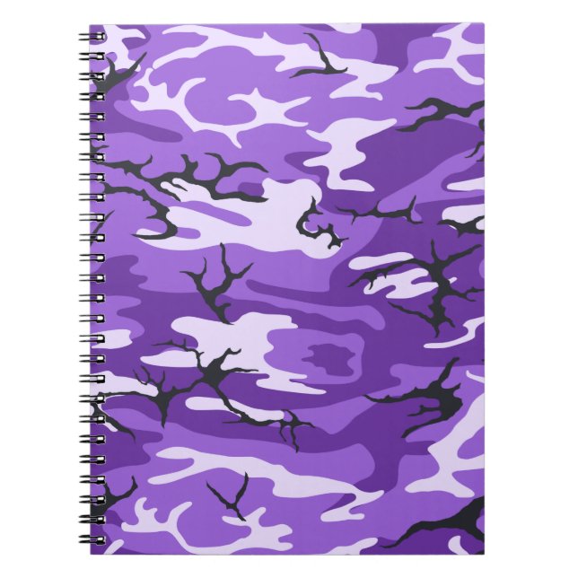 Purple Camo Notebook (Front)