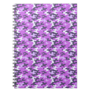 Purple Camo Notebook