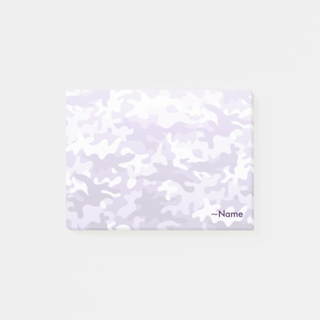 Purple Camo Post-it Notes (Front)