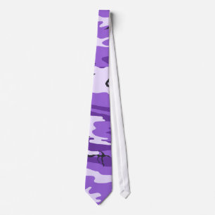 Purple Camo Tie