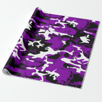 purple camouflage black white camo