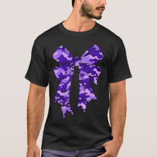 Purple Camouflage Camo Coquette Bow Hunting T-Shirt