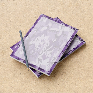 Purple Camouflage, Camouflage, Military, Army Notepad