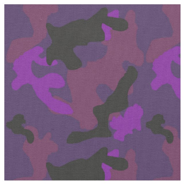 Purple Camouflage Fabric (Close Up)