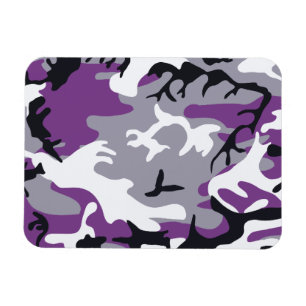 Purple Camouflage Magnet