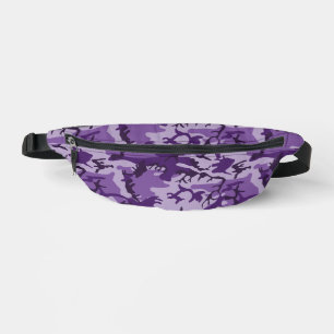 Purple Camouflage, Military, Army Bum Bags