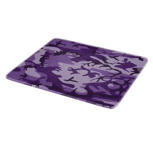 Purple Camouflage, Military, Army Cutting Board