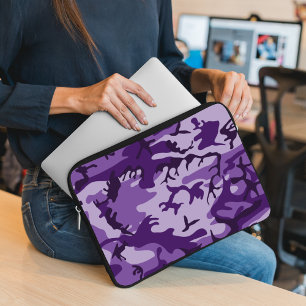 Purple Camouflage, Military, Army Laptop Sleeve