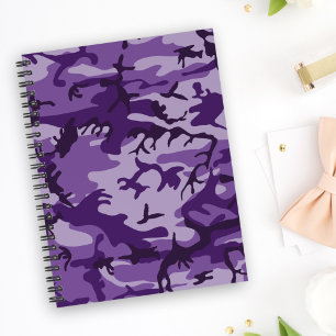Purple Camouflage, Military, Army Notebook