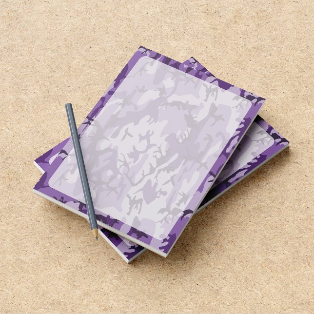 Purple Camouflage, Military, Army Notepad (Creator Uploaded)