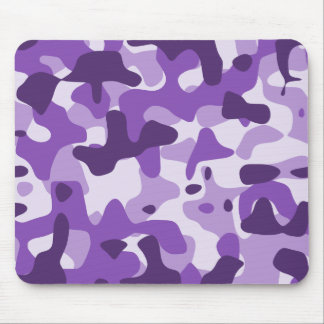 Purple Camouflage Mouse Mat
