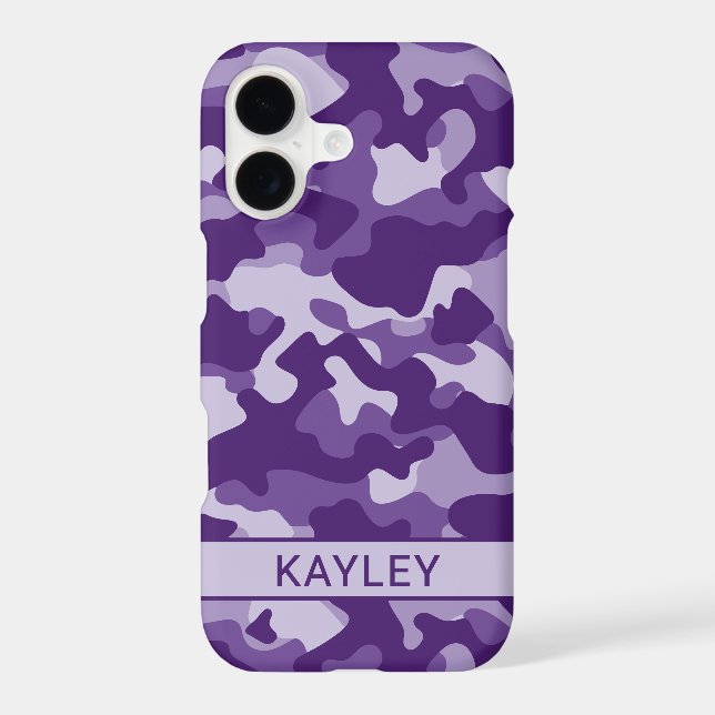 Purple Camouflage Personalised (Back)