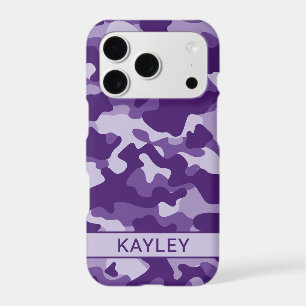 Purple Camouflage Personalised
