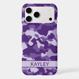 Purple Camouflage Personalized 