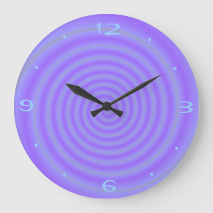 Purple Candy >Purple Patterned Clocks