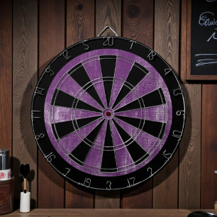 Purple Canvas Wood Texture Dartboard