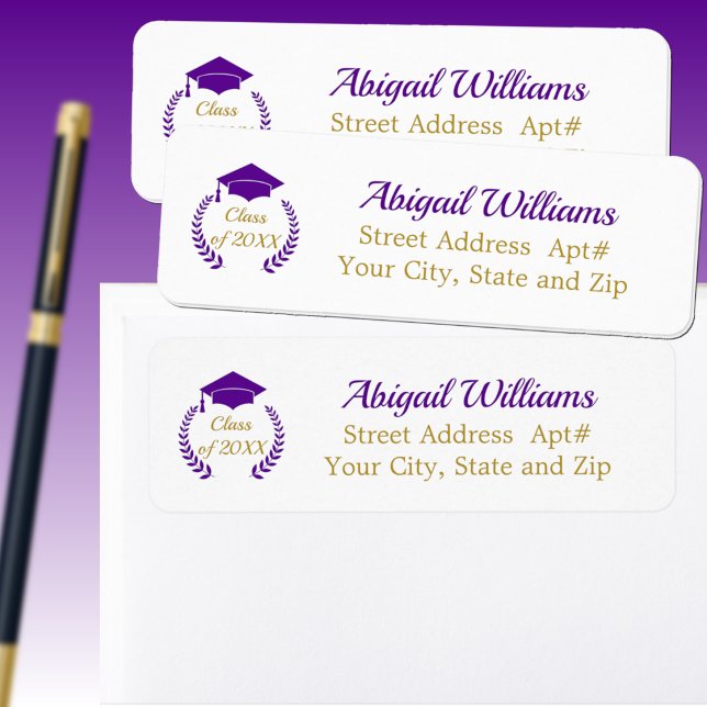 Purple Cap and Laurel Graduation (Creator Uploaded)