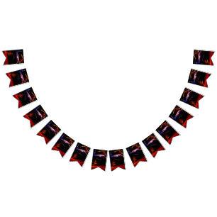 purple car dance bunting