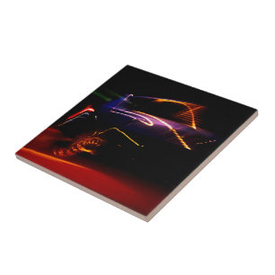 purple car dance ceramic tile