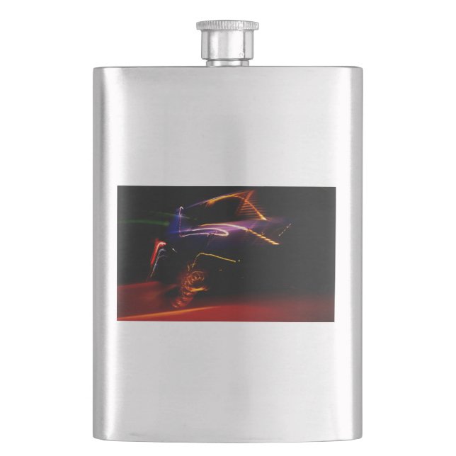 purple car dance flask (Front)